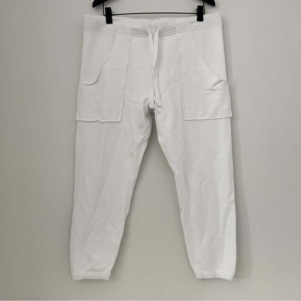 $238 New White Frank & Eileen “Eamon” Triple Fleece Jogger Sweatpants Sz XL